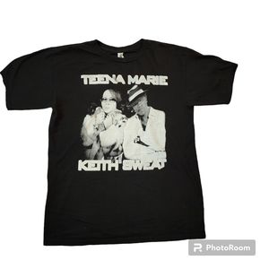 TEENA MARIE & KEITH SWEAT Concert Tshirt Sz. Medium